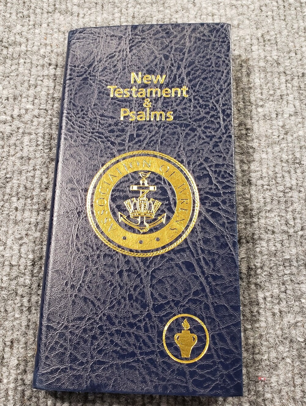 New Testament Psalms Proverbs GIDEON BIBLE Pocket Mini Blue